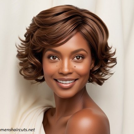 low maintenance layered short curly haircuts