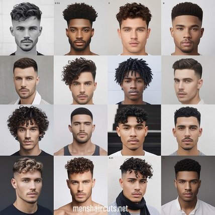 short curly haircuts men