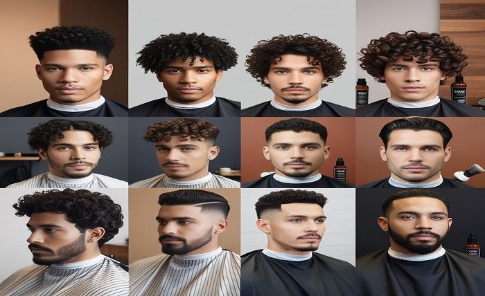 haircuts for men curly hair