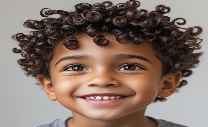 curly hair boy haircuts black